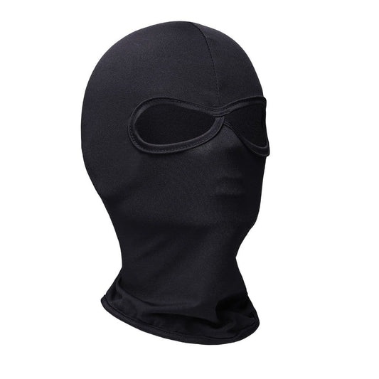 Two-Hole Black Breathable Polyester Balaclava Ski Mask